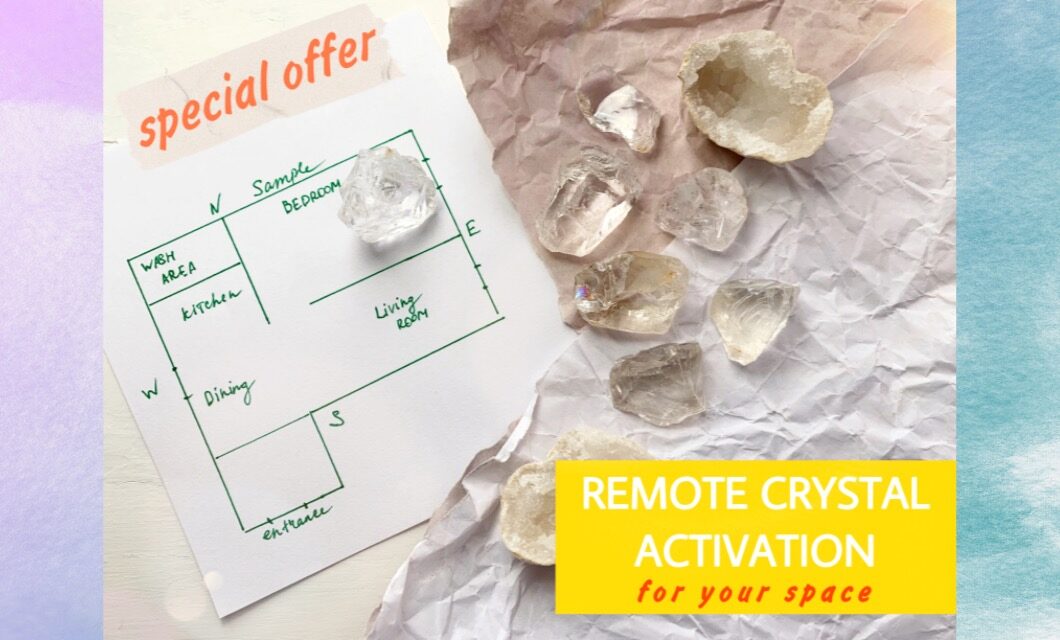 Remote Crystal Activation for your indoor/outdoor spaces, including offices